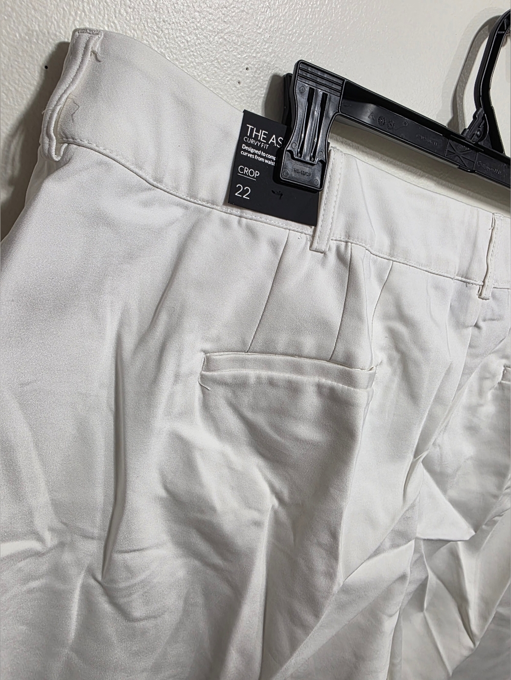 NWT! Lane Bryant Ashley Capri Pants White Size 22 Stretch Comfy Chic - Picture 5 of 6